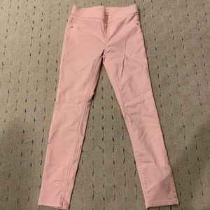 Justice light pink jeggings